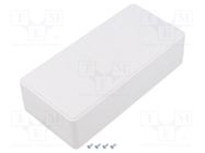 Enclosure: multipurpose; X: 73mm; Y: 153mm; Z: 43mm; ABS; white SUPERTRONIC