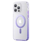 Kingxbar PQY Ice Crystal Series magnetic case for iPhone 14 Pro Max MagSafe purple, Kingxbar