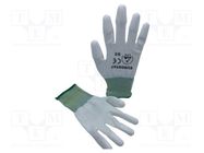 Protective gloves; ESD; XS; Application: general purpose; white EUROSTAT GROUP