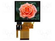 Display: TFT; 3.5"; 320x240; Illumin: LED; Dim: 76.84x63.84x4.86mm RAYSTAR OPTRONICS