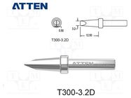 Tip; chisel; 3.2mm; for  soldering iron ATTEN