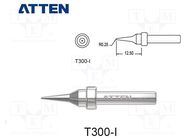 Tip; conical; 0.5mm; for  soldering iron ATTEN
