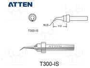 Tip; bent conical; 0.5mm; for  soldering iron ATTEN