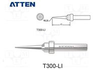 Tip; conical,elongated; 0.5mm; for  soldering iron ATTEN