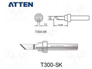 Tip; knife; 3mm; for  soldering iron ATTEN
