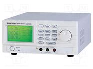 Power supply: programmable laboratory; Ch: 1; 0÷20VDC; 0÷10A GW INSTEK