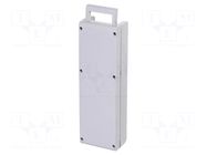 Enclosure: for modular components; grey; BLOCK SCAME
