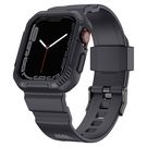Kingxbar CYF106 2in1 armored case for Apple Watch SE, 9, 8, 7, 6, 5, 4, 3, 2, 1 (41, 40, 38 mm) with strap gray, Kingxbar