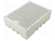Enclosure: wall mounting; X: 150mm; Y: 200mm; BEEBOX; light grey SCAME