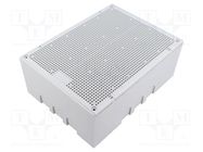 Enclosure: wall mounting; X: 150mm; Y: 200mm; BEEBOX; light grey SCAME