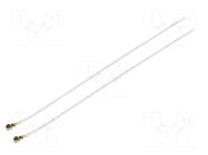 Cable; Colour: white; Len: 0.4m; Wire dia: 28.7mm; Type: angled HIROSE