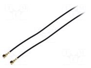 Cable; Colour: black; Len: 0.2m; Wire dia: 28.7mm; Type: angled HIROSE