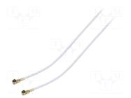Cable; Colour: white; Len: 0.3m; Wire dia: 28.7mm; Type: angled HIROSE