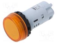 Control lamp; 22mm; YW; -20÷55°C; Illumin: LED; Ø22.5mm; IP65 IDEC