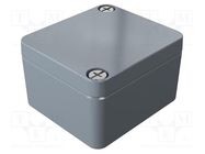 Enclosure: multipurpose; X: 45mm; Y: 50mm; Z: 30mm; aluminium; IP66 ROSE