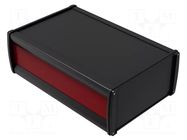 Enclosure: with panel; NoVoTronic; X: 157mm; Y: 150mm; Z: 69mm; black ROSE