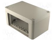 Enclosure: multipurpose; X: 170mm; Y: 270mm; Z: 136mm; with holes ROSE