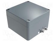 Enclosure: multipurpose; X: 120mm; Y: 122mm; Z: 81mm; aluminium; IP66 ROSE