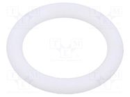 O-ring gasket; silicone; Thk: 3mm; Øint: 16mm; white; -60÷160°C ORING USZCZELNIENIA TECHNICZNE