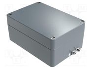 Enclosure: multipurpose; X: 140mm; Y: 200mm; Z: 91mm; aluminium; IP66 ROSE