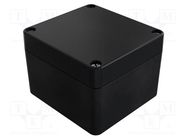 Enclosure: multipurpose; X: 75mm; Y: 80mm; Z: 56mm; polyester; black ROSE