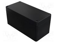 Enclosure: multipurpose; X: 75mm; Y: 160mm; Z: 75mm; polyester; black ROSE