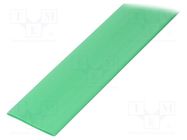 Heat shrink sleeve; glueless; 2: 1; 50.8mm; L: 1m; green TASKER