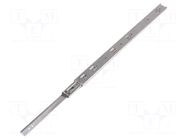 Ball guide; zinc plated steel; L: 750mm; 50kg; H: 45mm GTV Poland