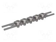 Earthing rail; W: 12mm; L: 108mm ROSE