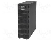 Power supply: UPS; 10000W; 10000VA; Uin: 110÷300V; 190x455x612mm QOLTEC