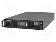 Power supply: UPS; 3000W; 3000VA; Uin: 110÷300V; 530x620x180mm QOLTEC