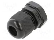 Cable gland; PG11; polyamide; black KRADEX