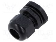 Cable gland; PG16; polyamide; black KRADEX