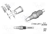 Tip: for desoldering irons; 3.2x1.3mm JBC TOOLS