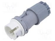 Connector: AC supply; plug; male; 16A; IEC 60309; IP44; PIN: 2 PCE