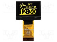 Display: OLED; graphical; 1.1"; 96x64; Dim: 29x22.5x1.65mm; yellow RAYSTAR OPTRONICS