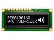 Display: OLED; graphical; 2.4"; 100x16; Dim: 80x36x10mm; white RAYSTAR OPTRONICS