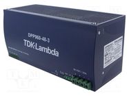 Power supply: switching; for DIN rail; 960W; 48VDC; 20A; -40÷71°C TDK-LAMBDA