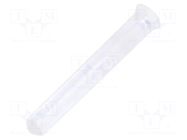 Fiber for LED; Ø1.3mm; L: 7mm; round; Front: flat; straight; PLPC1 BIVAR
