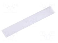 Cover for LED profiles; satin; 10m; LIGER-22; push-in KLUŚ
