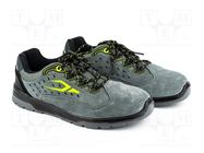 Shoes; Size: 47; grey-black; chamois; 7317NA; Features: perforated BETA