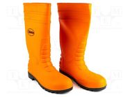 Boots; Size: 43; orange; PVC; severe weather conditions; high BETA