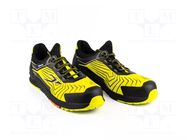 Shoes; Size: 39; black/yellow; 7353Y BETA