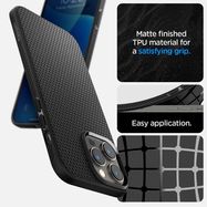 Spigen Liquid Air iPhone 14 Pro Case - Matte Black, Spigen