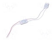 LED; white; 6500K; 980mW; 80lm; IP67; 170°; No.of diodes: 1; -25÷55°C POS