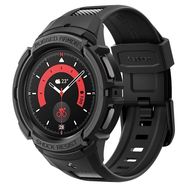Spigen Rugged Armor Pro Case with Strap for Samsung Galaxy Watch 5 Pro (45mm) - Black, Spigen