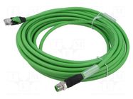 Connecting cable; 7000; IP20,IP67; 60VDC; 0.5A; 10m; PIN: 4 MURRELEKTRONIK