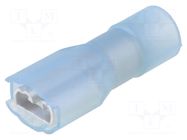 Terminal: flat; 4.8mm; 0.5mm; female; 2mm2; crimped; for cable NICHIFU