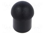 Stopper; polyamide; black; Entrelec; Ø: 13mm; Size: 16; L: 14mm TE Connectivity