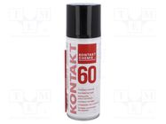 Cleaning agent; KONTAKT60; 200ml; spray; can; red; 0.76g/cm3@20°C KONTAKT CHEMIE